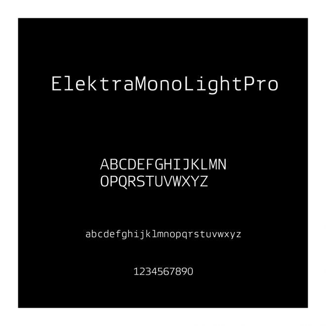 ElektraMonoLightPro