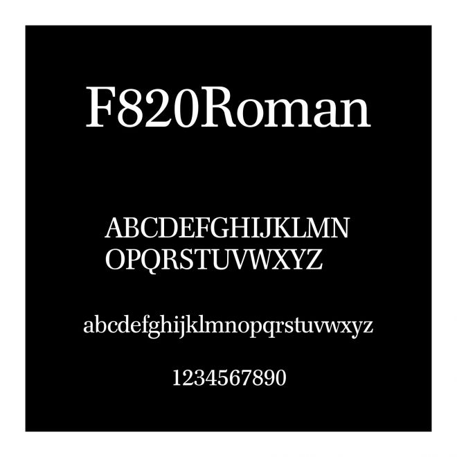 F820Roman