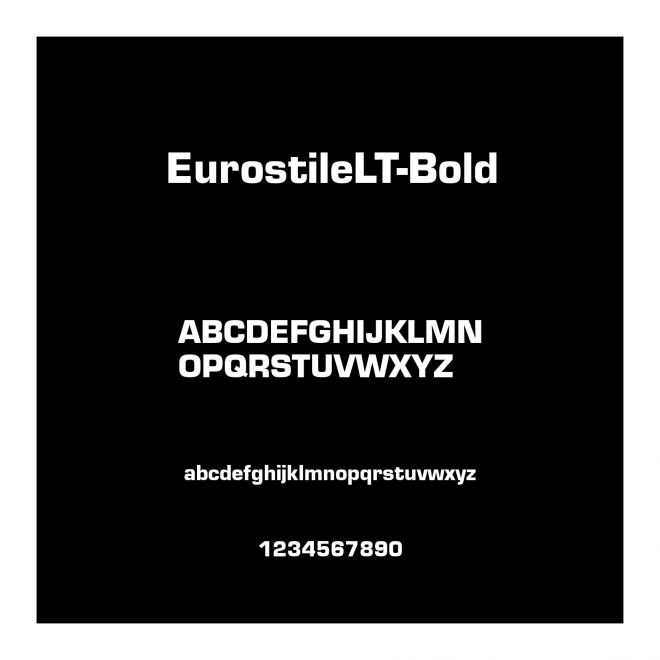 EurostileLT-Bold