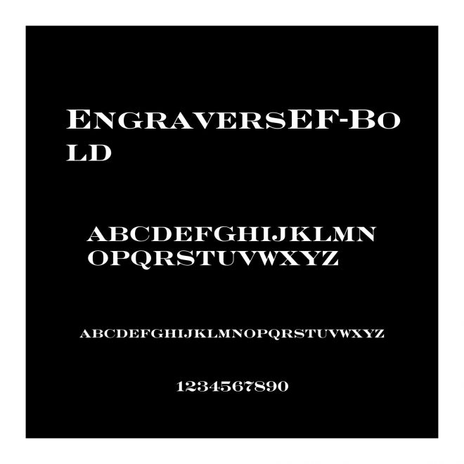 EngraversEF-Bold