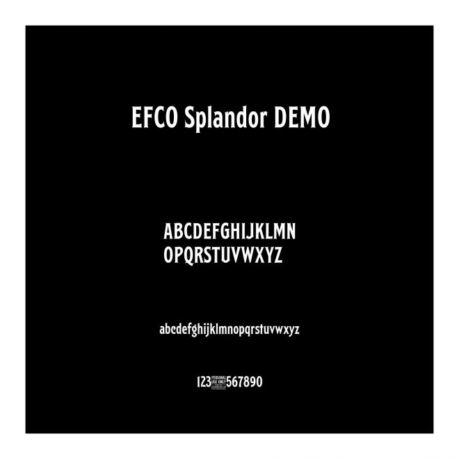 EFCO Splandor DEMO