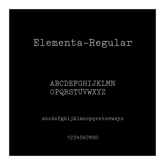Elementa-Regular
