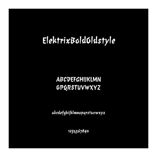 ElektrixBoldOldstyle