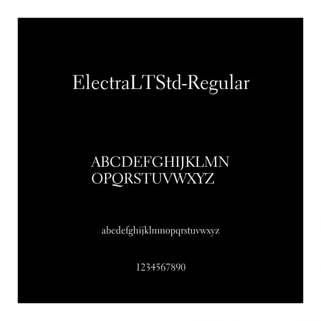 ElectraLTStd-Regular