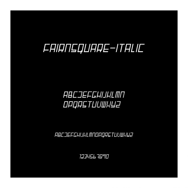 FairNSquare-Italic