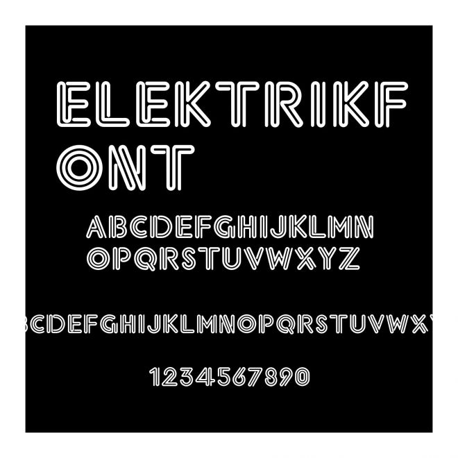 ElektrikFont