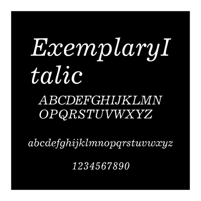 ExemplaryItalic