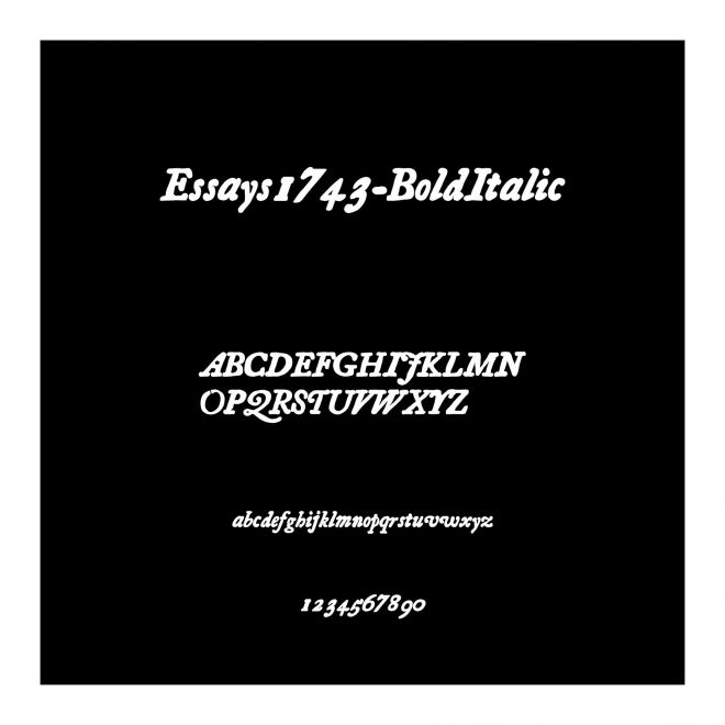 Essays1743-BoldItalic