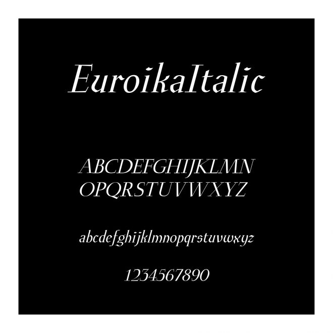 EuroikaItalic