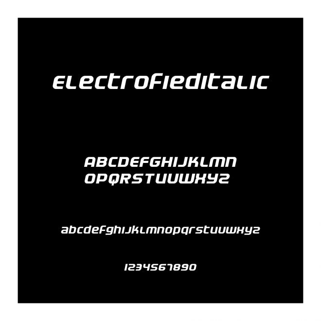 ElectrofiedItalic