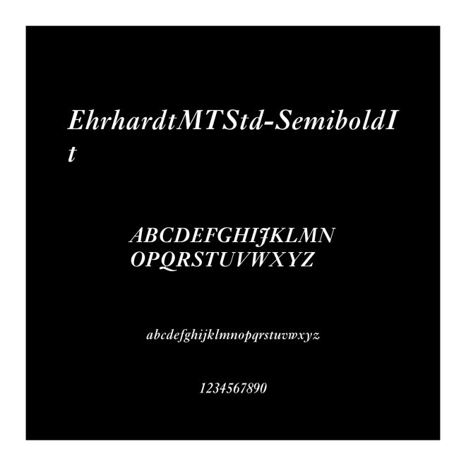 EhrhardtMTStd-SemiboldIt