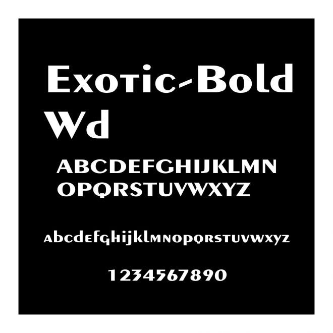 Exotic-BoldWd