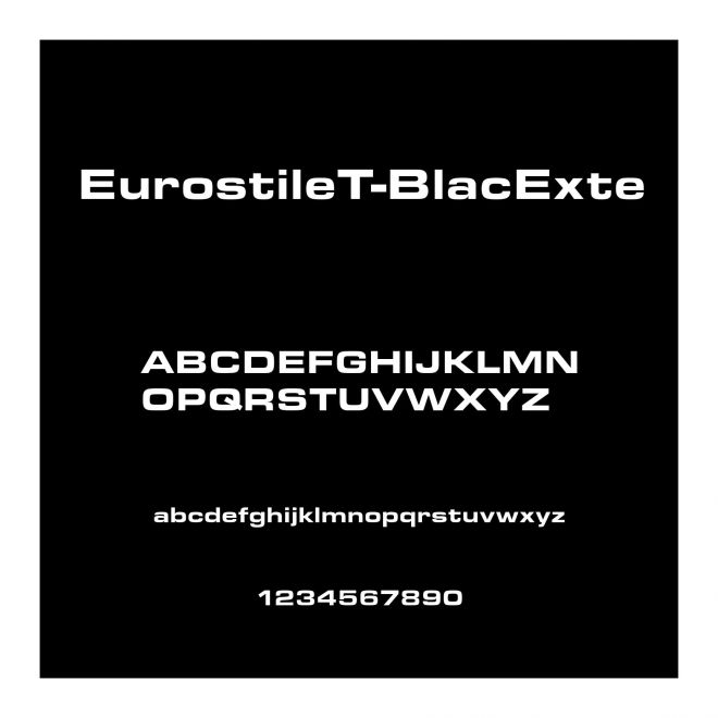 EurostileT-BlacExte