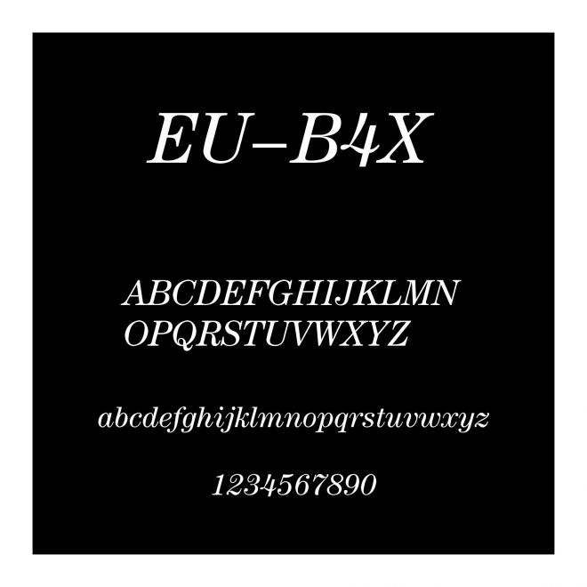 EU-B4X