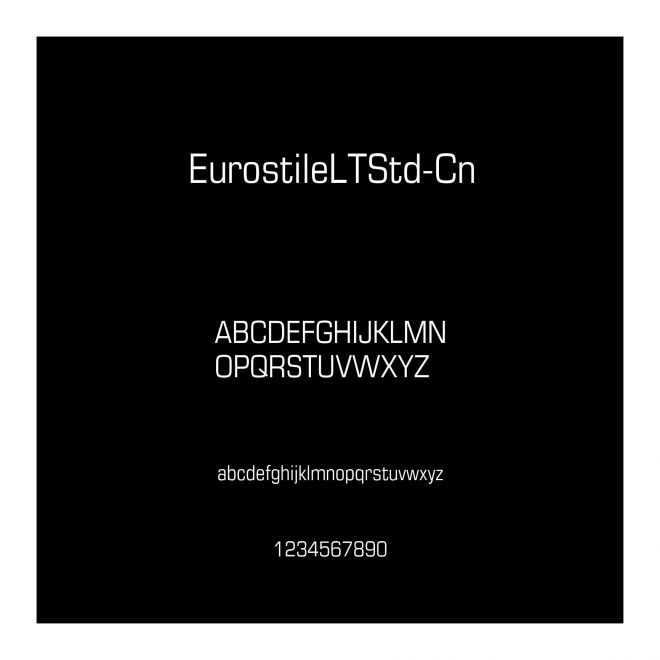 EurostileLTStd-Cn