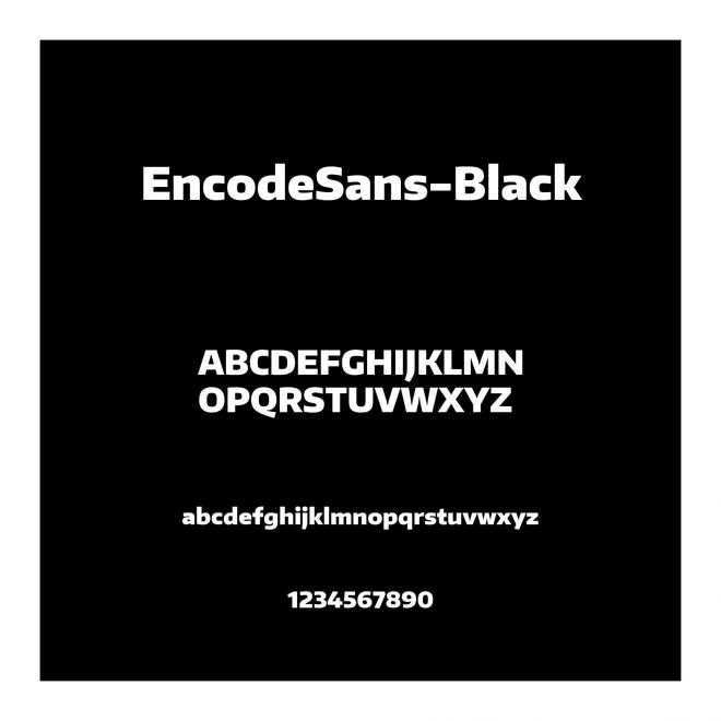EncodeSans-Black