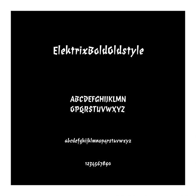 ElektrixBoldOldstyle