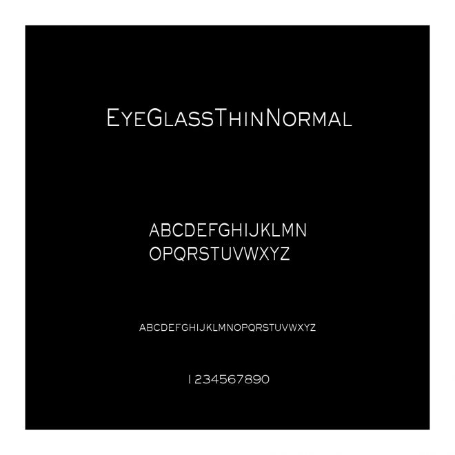 EyeGlassThinNormal