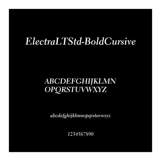 ElectraLTStd-BoldCursive