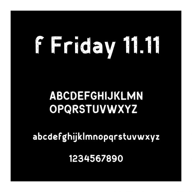 f Friday 11.11