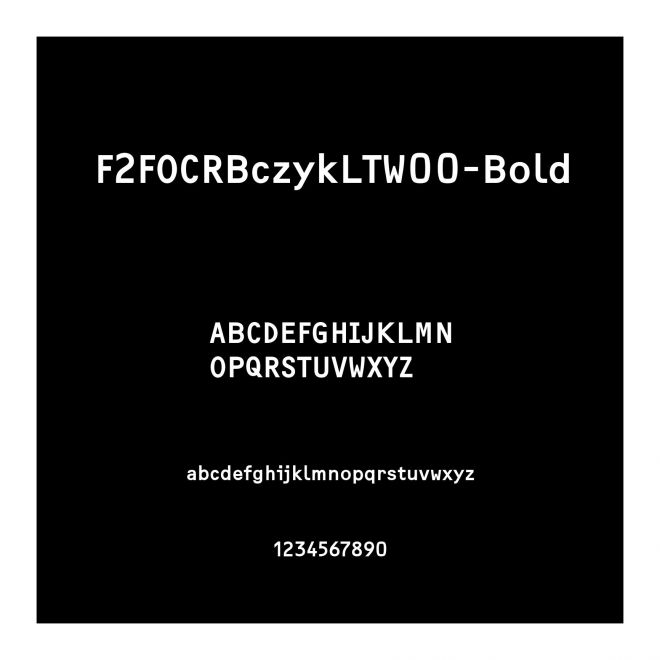 F2FOCRBczykLTW00-Bold