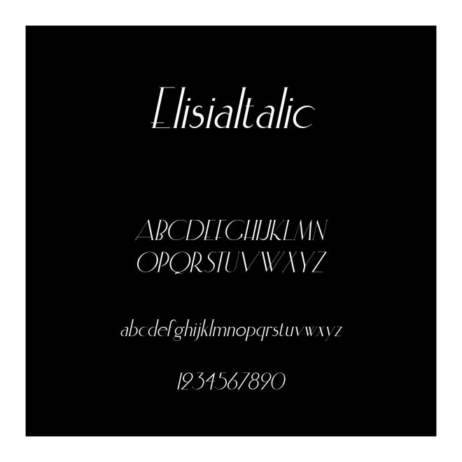 ElisiaItalic