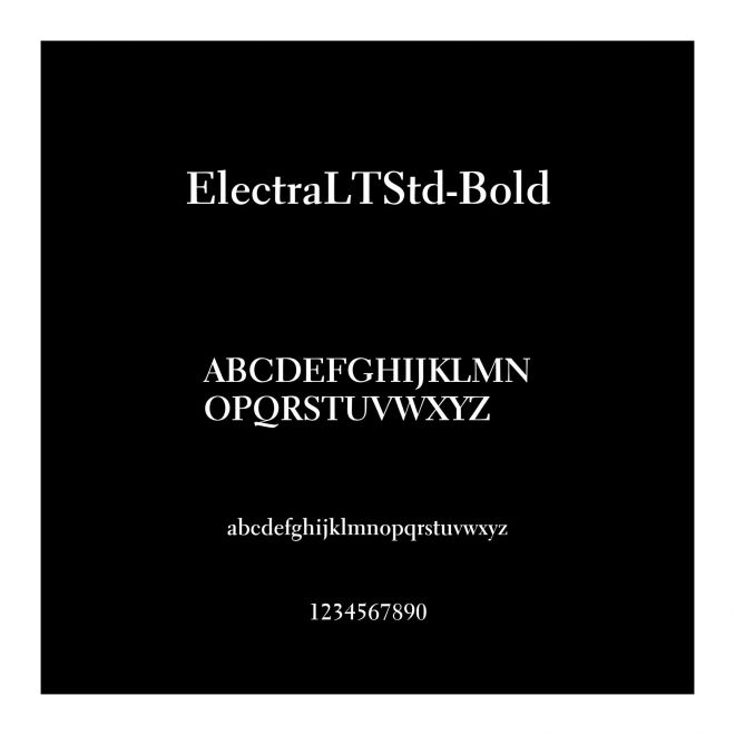 ElectraLTStd-Bold