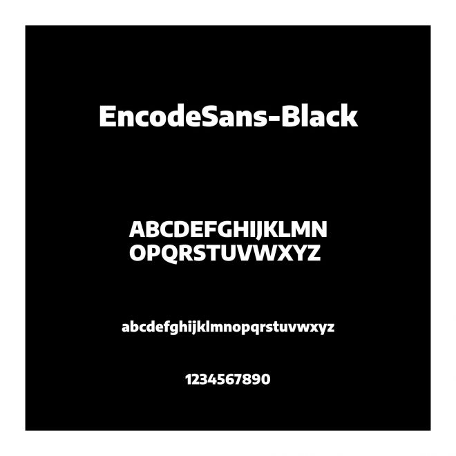 EncodeSans-Black