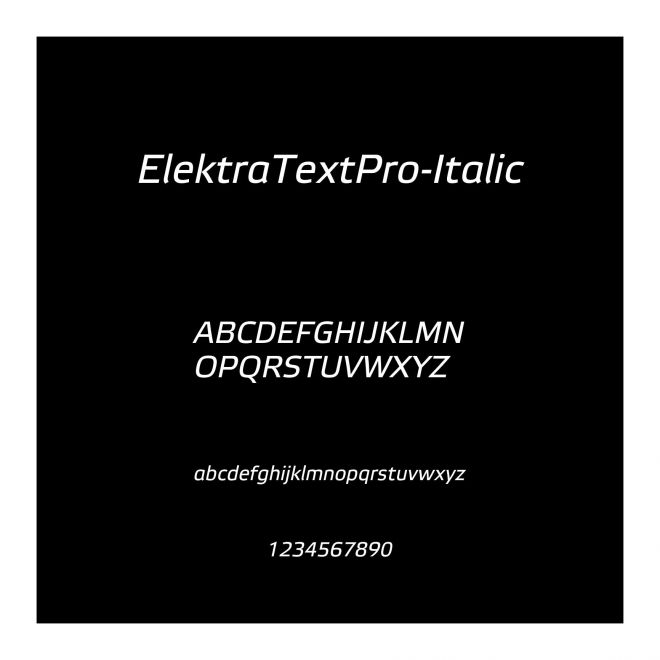 ElektraTextPro-Italic