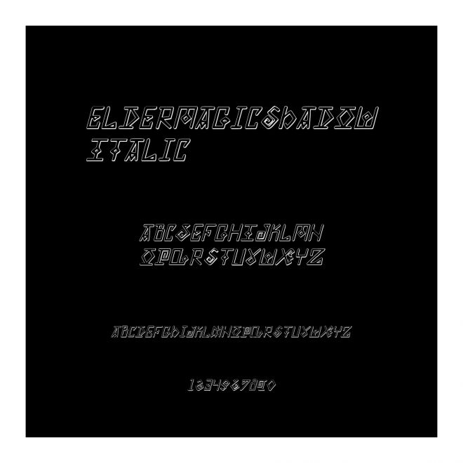 ElderMagicShadowItalic