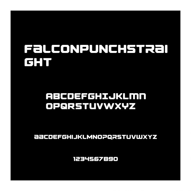 FalconPunchStraight