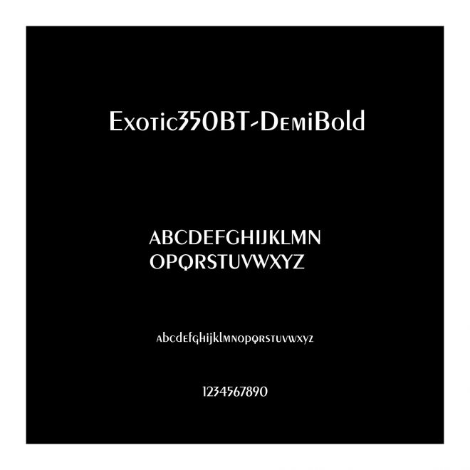 Exotic350BT-DemiBold