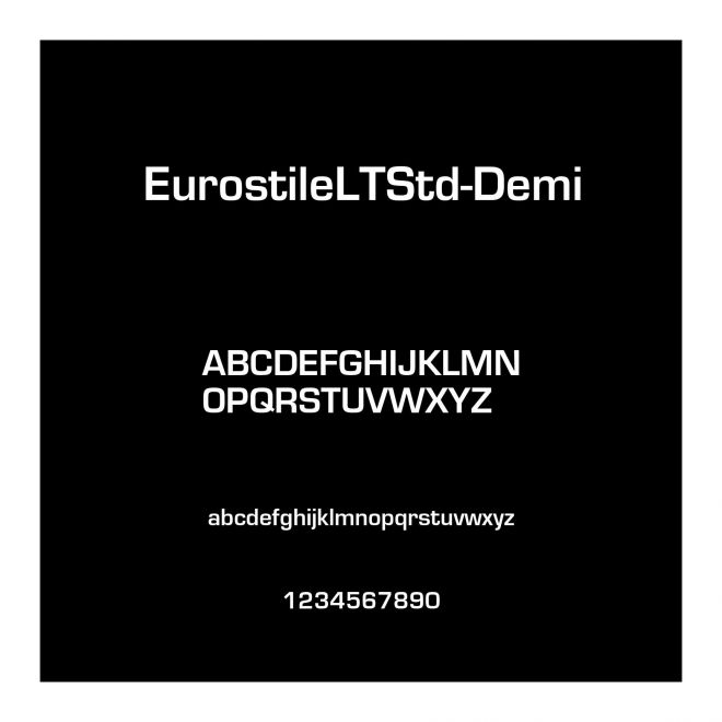EurostileLTStd-Demi