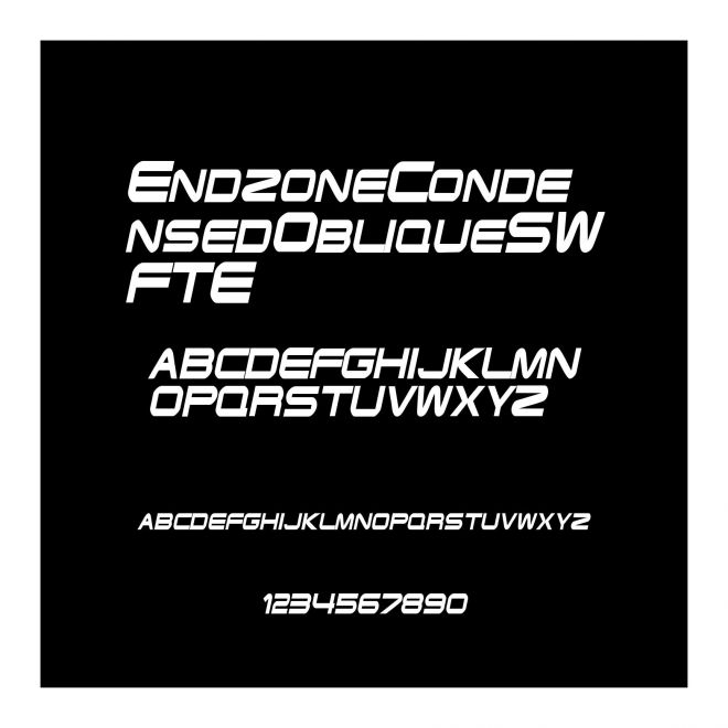 EndzoneCondensedObliqueSWFTE