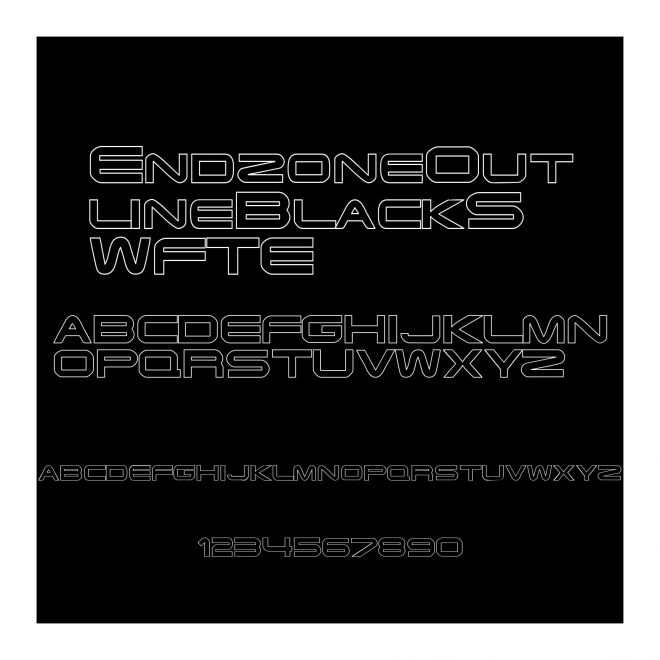 EndzoneOutlineBlackSWFTE