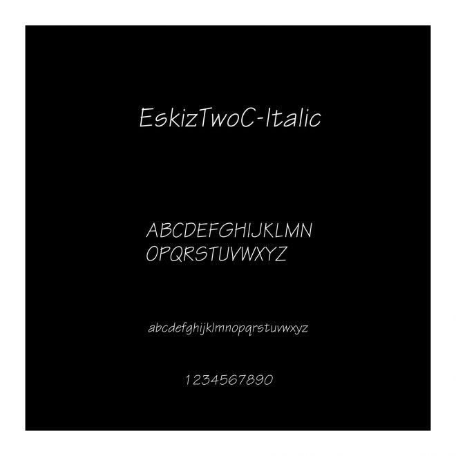 EskizTwoC-Italic