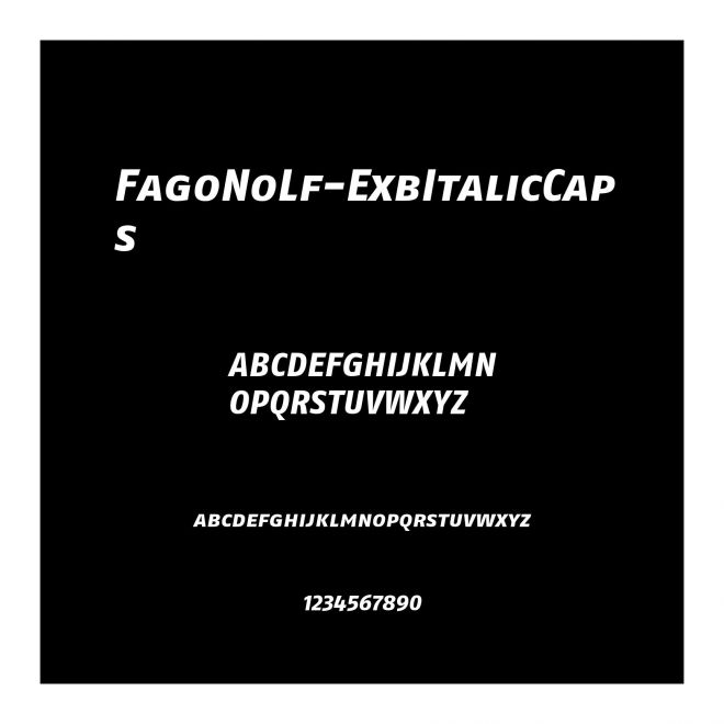 FagoNoLf-ExbItalicCaps
