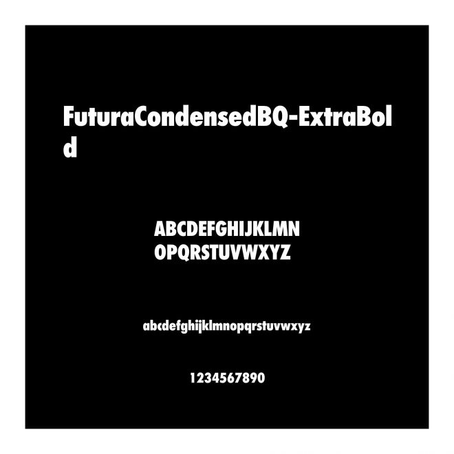 FuturaCondensedBQ-ExtraBold