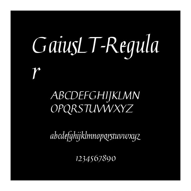 GaiusLT-Regular