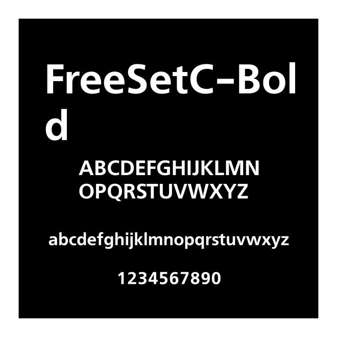 FreeSetC-Bold