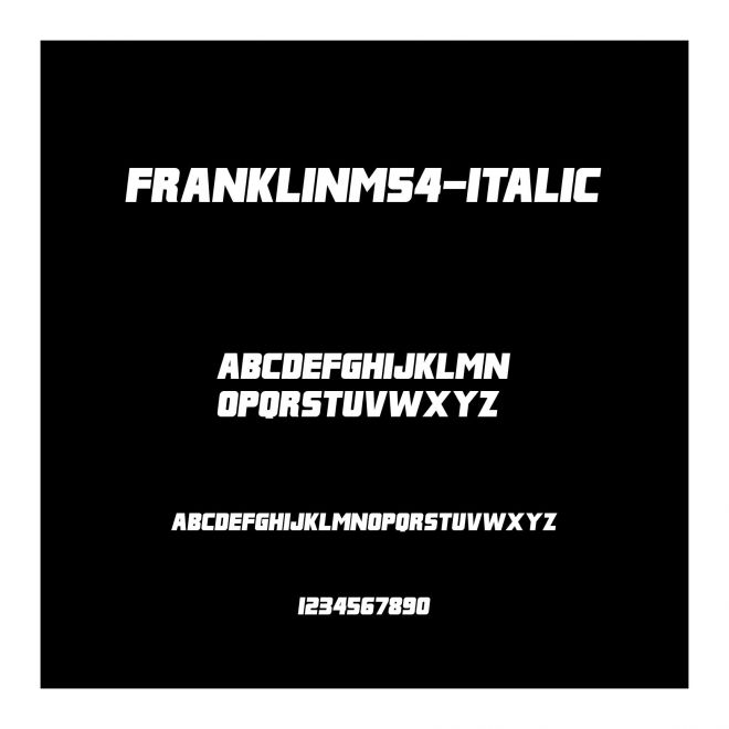 FranklinM54-Italic