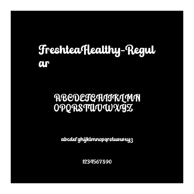 FreshteaHealthy-Regular