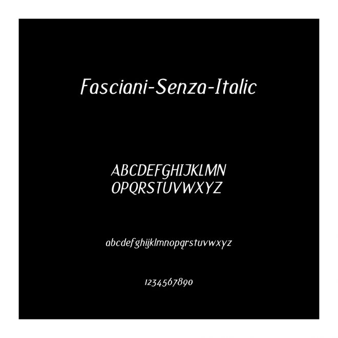 Fasciani-Senza-Italic