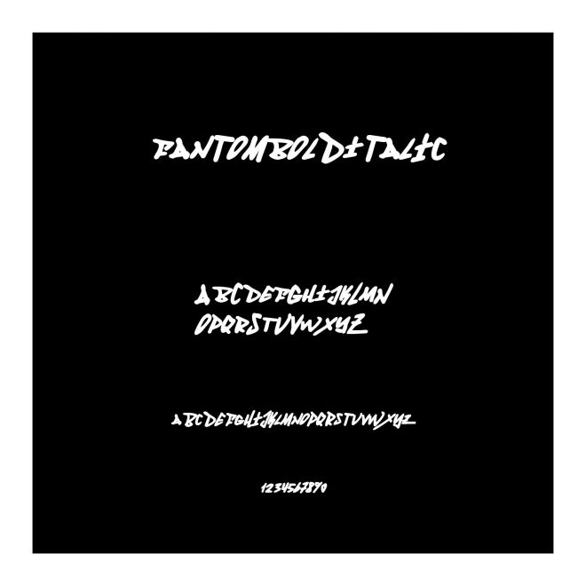 FantomBoldItalic
