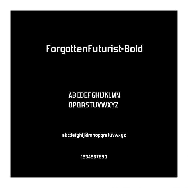 ForgottenFuturist-Bold