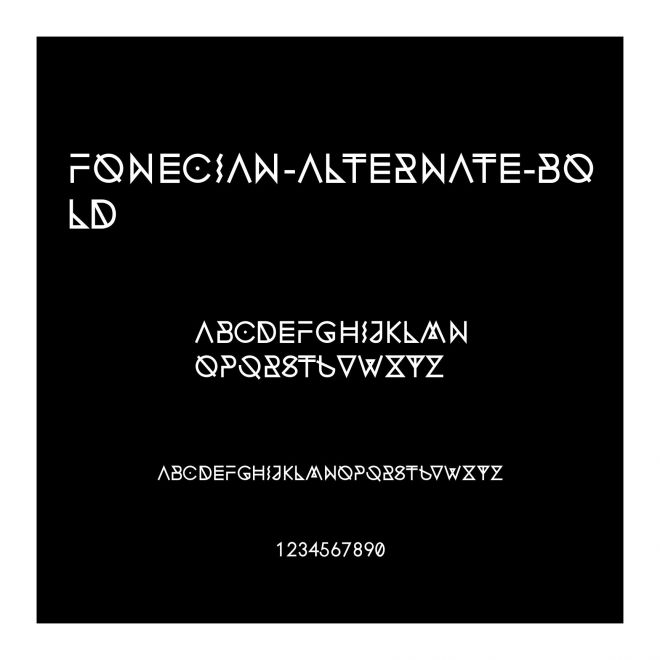 Fonecian-Alternate-Bold