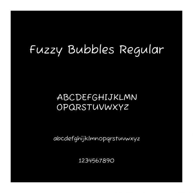 Fuzzy Bubbles Regular