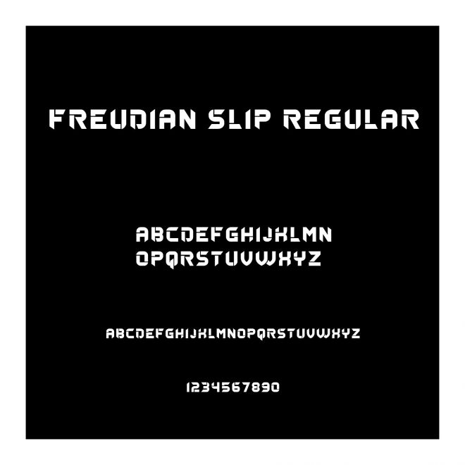 Freudian Slip Regular