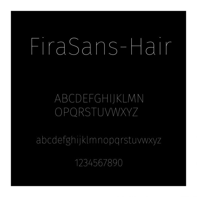 FiraSans-Hair