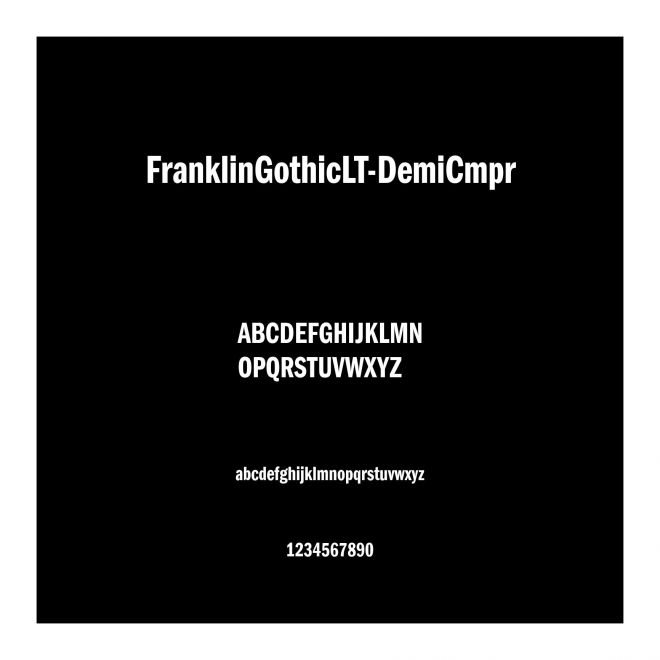 FranklinGothicLT-DemiCmpr